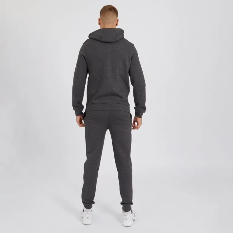Herre Chelmere Hoodie og Joggers Sæt Antracit Melange