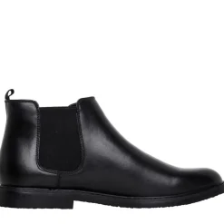 Herre Chelsea Støvler Sort PU