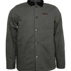 Herre Clemens Sherpaforet Twill Arbejdsjakke Khaki