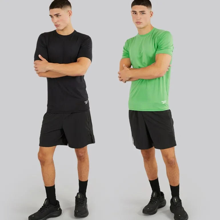 Herre Clyde Performance To Pak T-Shirts Sort/Upgrade Grøn