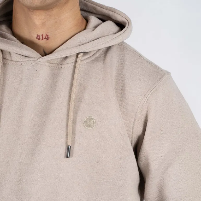 Herre Colin Hættetrøje Lys Sand