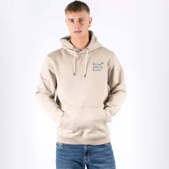 Herre Colin Print Hættetrøje Bright Sand