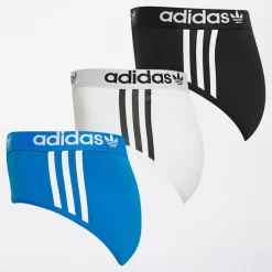 Herre Comfort Flex 3-Stripes Tre Pak Underbukser Sort/​Blå/​Hvid