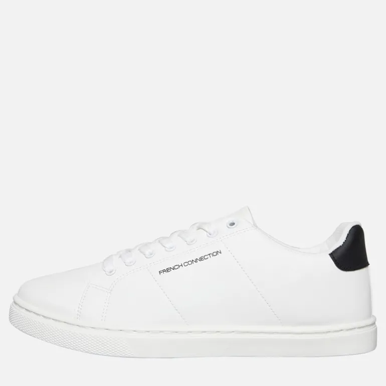 Herre Contrast Heel Tennis Sneakers Hvid