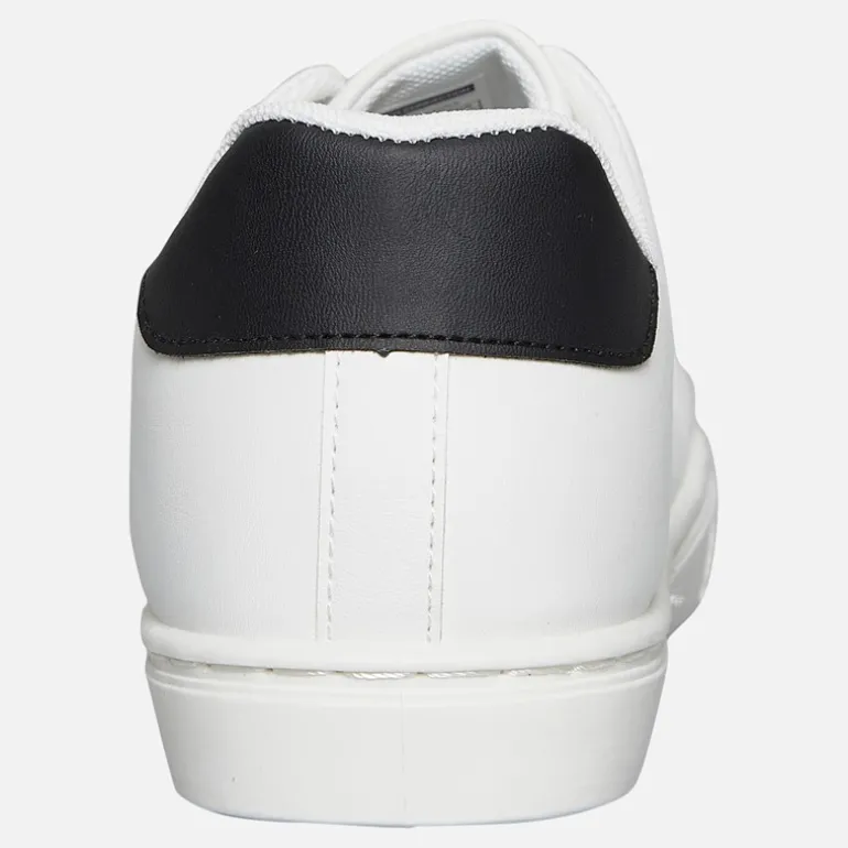Herre Contrast Heel Tennis Sneakers Hvid