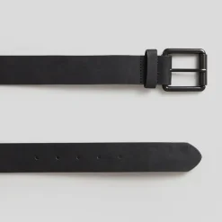 Herre Courtland Læderbælte Sort