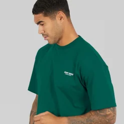 Herre Creative T-Shirt Smaragd