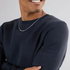 Herre Crew Neck Sweatshirt Blå