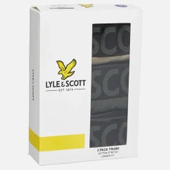 Herre Daniel Tre Pak Shorts Sølv salvie/​Klatre efeu/​Sort