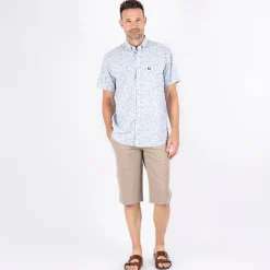 Herre Darin Kortærmet Skjorte Blå