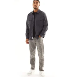 Herre Dave Stretch Overshirt Blå Blazer