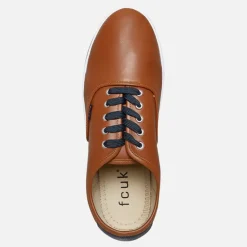 Herre Deck PU Lærredgummisko Brun