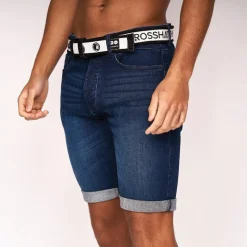 Herre Denim Shorts Mørk Vask