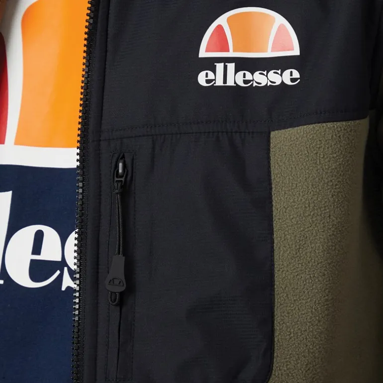 Herre Drago Fleecejakke med hætte Khaki