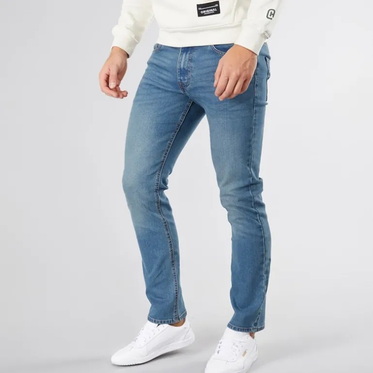 Herre Draker Lige Jeans Lys Vask