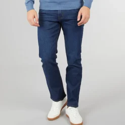 Herre Draker Straight Jeans Mørk Vask