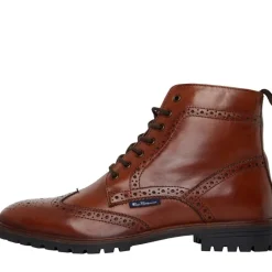 Herre Duke Læder Brogue Støvler Brun
