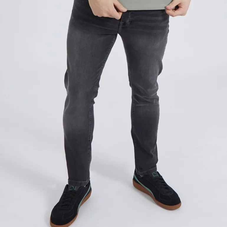 Herre Eddie 22 Slim Fit Jeans Mellem Grå