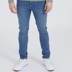 Herre Eddie 22 Slim Fit Jeans Mellem Blå Vask