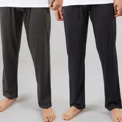 Herre EMB To Pak Lounge Bukser Marineblå/Koksgrå Meleret