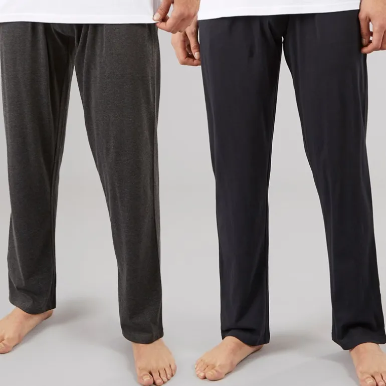 Herre EMB To Pak Lounge Bukser Marineblå/Koksgrå Meleret