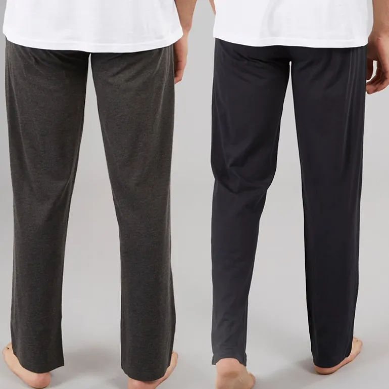 Herre EMB To Pak Lounge Bukser Marineblå/Koksgrå Meleret