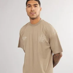 Herre Emblem T-shirt Mink