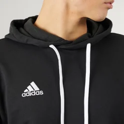 Herre Entrada 22 Pullover Sweat Hoodie Sort/Hvid