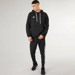 Herre Entrada 22 Pullover Sweat Hoodie Sort/Hvid