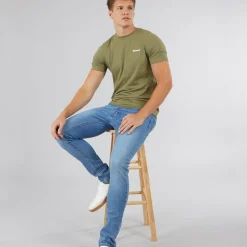 Herre Envoy Fem-pak T-shirts Sort/​Lyse Khaki/​Hvid/​Sten/​Stålgrå