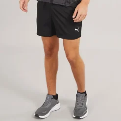 Herre Essentials Lille Logo 5 Tommer Vævede Shorts Sort
