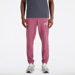 Herre Essentials Varsity Fleece Sweat Pants Vasket Burgundy