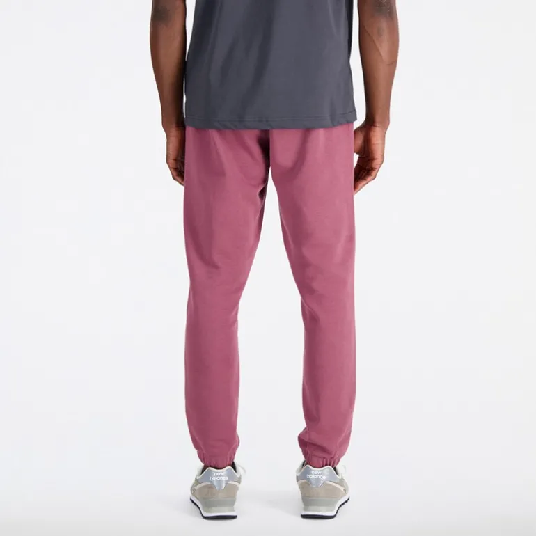 Herre Essentials Varsity Fleece Sweat Pants Vasket Burgundy