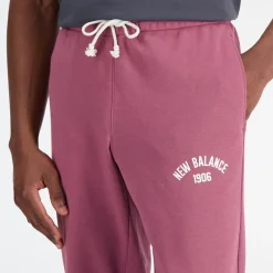 Herre Essentials Varsity Fleece Sweat Pants Vasket Burgundy