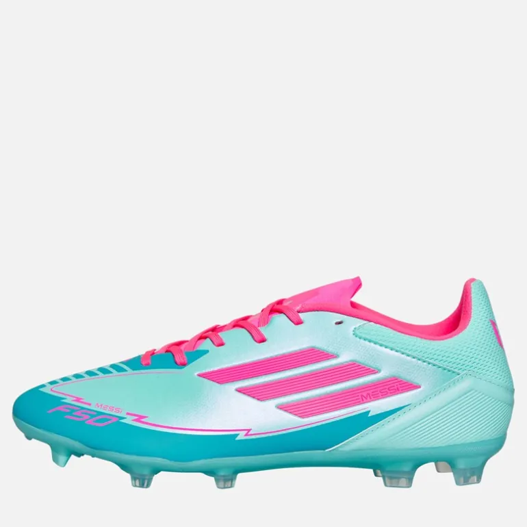 Herre F50 League Messi La Vida Tropical Pack FG/MG Fast/Multi Ground Fodboldstøvler Flash Aqua/Lucid Pink/Lucid Cyan