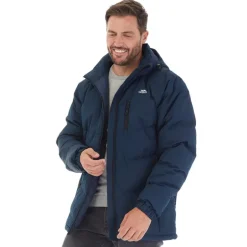 Herre Farsley Vandtæt Foret Jakke Navy