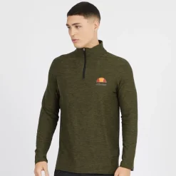 Herre Fasano T-shirts med lange ærmer kakigrøn