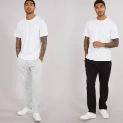 Herre FC To Pak Åben Joggingbukser Sort / Lysegrå Melering