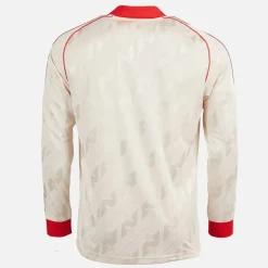 Herre FCB FC Bayern München Langærmet Retro Trøje Linen