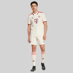 Herre FCB FC Bayern München 24/25 Ægte Tredje Shorts Linen