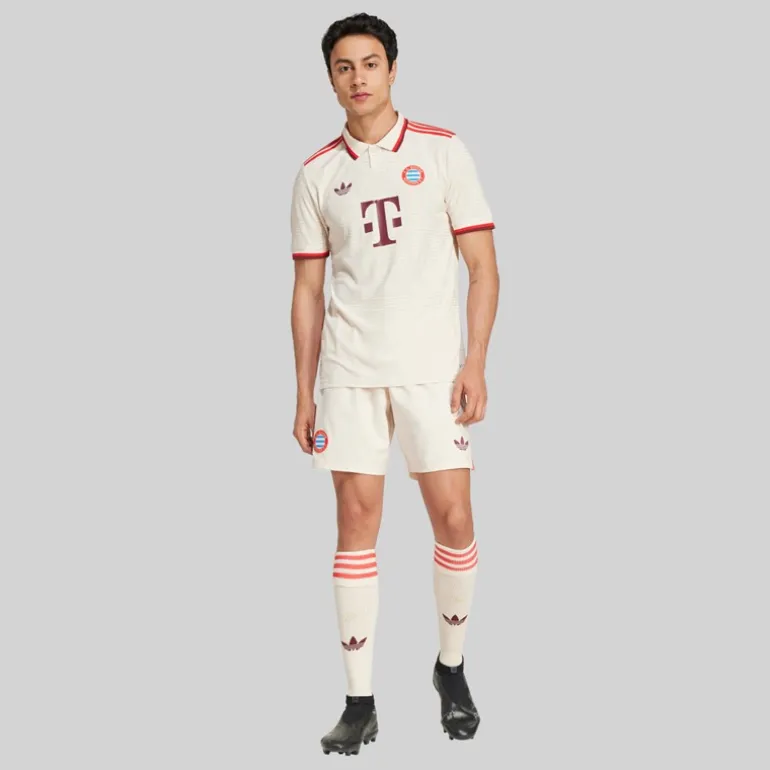 Herre FCB FC Bayern München 24/25 Ægte Tredje Shorts Linen