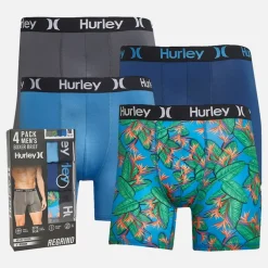 Herre Fire Pakke Regrind Boxer Briefs Lyseblå