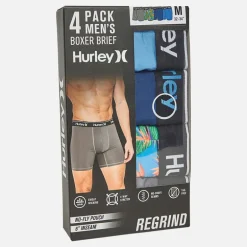 Herre Fire Pakke Regrind Boxer Briefs Lyseblå