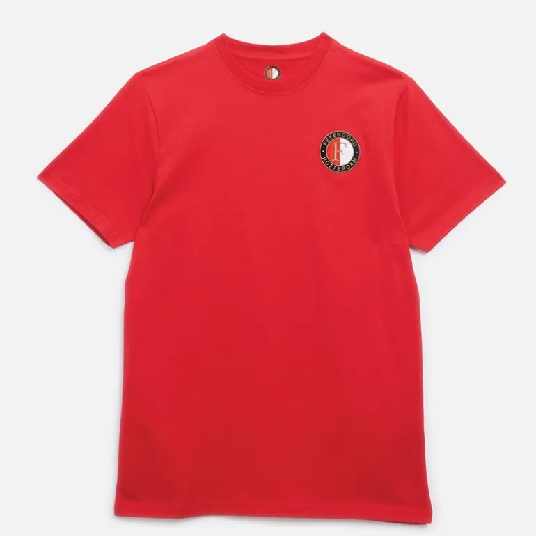 Herre FR Feyenoord Core Bomulds T-shirt Chinese Red