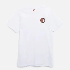 Herre FR Feyenoord Core Bomulds T-shirt Brilliant Hvid