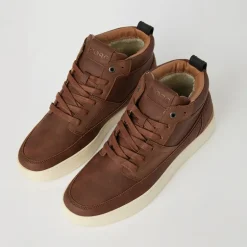 Herre Game Mid T1050 Sneakers Cognac