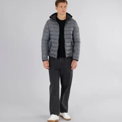 Herre Gattering Puffer Jakke Koksgrå