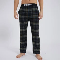 Herre Gesho Flannel Check Lounge Bukser Sort/​Kaki/​Blå/​Hvid Check