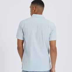 Herre Gilles Skjorter med korte ærmer Babyblå