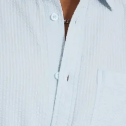 Herre Gilles Skjorter med korte ærmer Babyblå